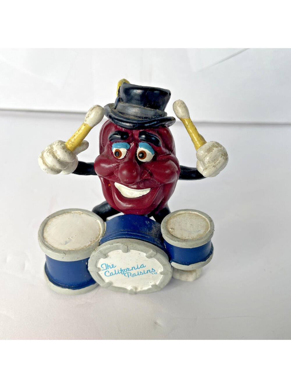1980's California Raisins band member Drummer  pvc figures